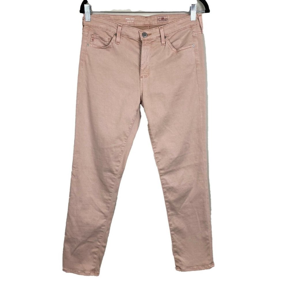 AG Adriano Goldschmied Blush Cropped Jeans